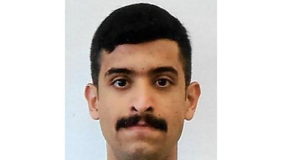 Mohammed Saeed Alshamrani, que murió por disparos de la policía, mató el viernes a tres personas en la Estación Aeronaval de Pensacola, Florida. (AFP).