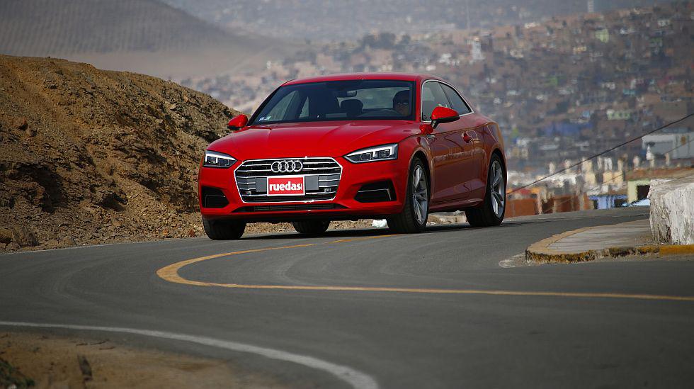 La segunda generación del Audi A5 mantiene los rasgos de la primera generación, aunque con mejoras a la vista. (fotos: Ruedas&Tuercas)