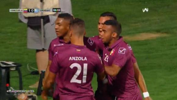 Venezuela vs. Uruguay EN VIVO: 'llaneros' marcaron 1-0 con gol de zurda de Makoun | VIDEO. (Foto: Captura de pantalla)