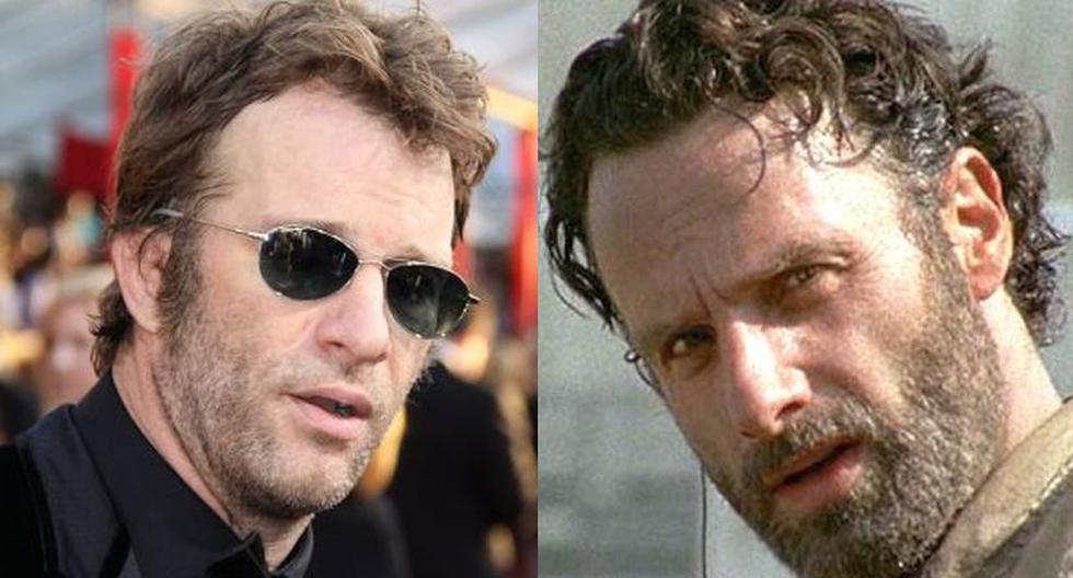 Thomas Jane y Andrew Lincoln como Rick Grimes en 'The Walking Dead' (Foto: Wikimedia / AMC)