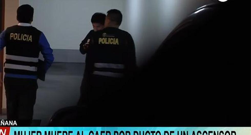 Perú. Joven de 20 años muere al caer 5 pisos por ducto de ascensor en Miraflores. (Foto: TV Perú)