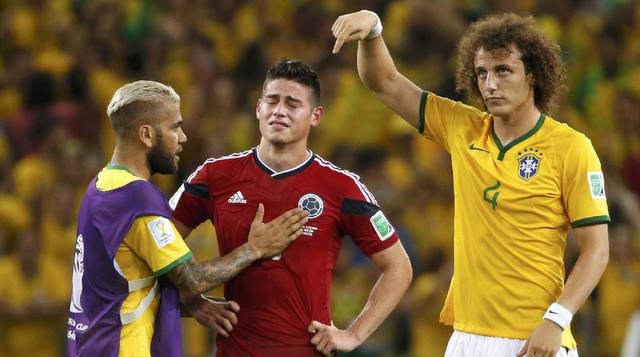 James y el adiós entre lágrimas de una estrella de Brasil 2014 - 1