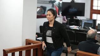 Sala devolvió a Concepción apelación de Keiko Fujimori contra prisión preventiva