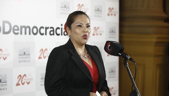 Congresista Digna Calle pide a presidenta Dina Boluarte que apoye su proyecto de ley de adelanto de elecciones | Foto: El Comercio / Archivo