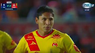 Ruidíaz marcó gol y dio triunfo al Morelia en la Liga MX