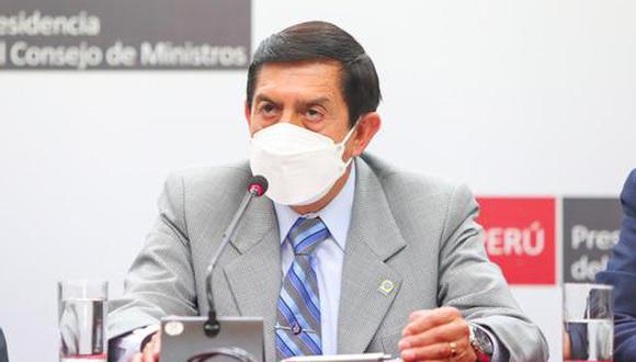 El ministro del Interior, Alfonso Chávarry, se pronunció sobre protesta en exteriores del domicilio de la presidenta del Congreso | Foto: Ministerio del Interior