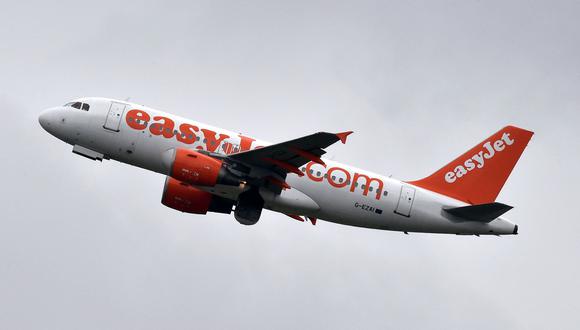 Avión de Easyjet que iba de Londres a Madrid declara una emergencia. (Foto referencial, AFP).