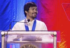 Manny Pacquiao anuncia última pelea antes de convertirse en político