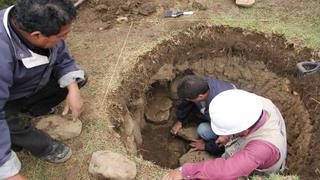 Huamachuco: descubren antiguo canal subterráneo en plaza de armas