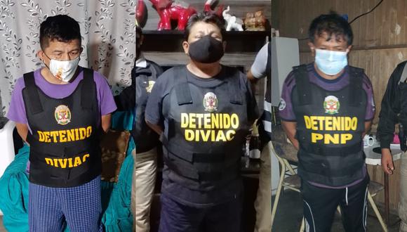 Agentes de la Diviac PNP detuvieron a 10 presuntos integrantes de la organización criminal 'Los ligeros del sur', dedicada a la extorsión y robo de vehículos. (Foto: PNP)