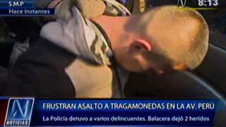 San Martín de Porres: dos heridos dejó un asalto a tragamonedas