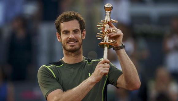 Murray superó a Nadal y ganó el título del Masters de Madrid