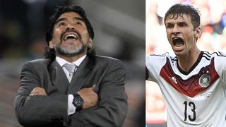 El día que Diego Armando Maradona ninguneó a Thomas Müller