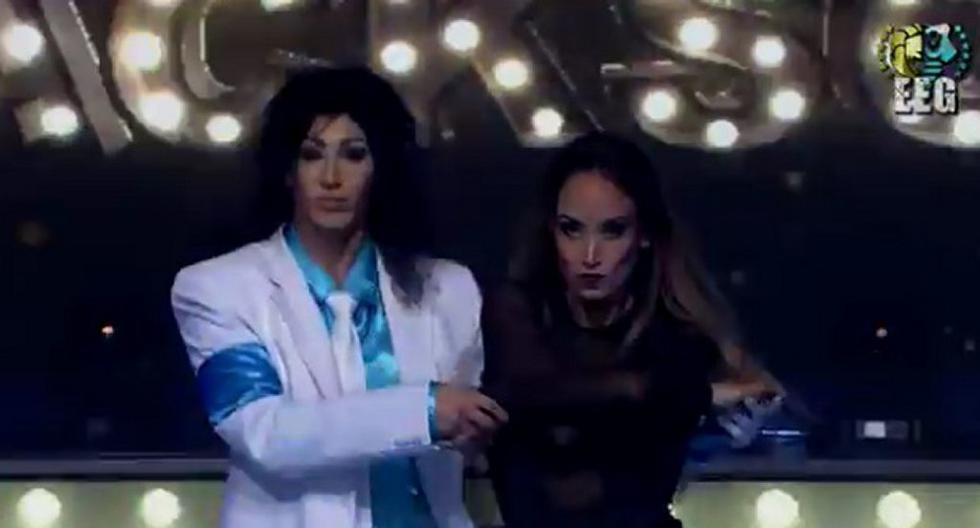Melissa Loza explotó todo su talento en la imitación como Michael Jackson. Mira el video. (Foto: Captura América TV)