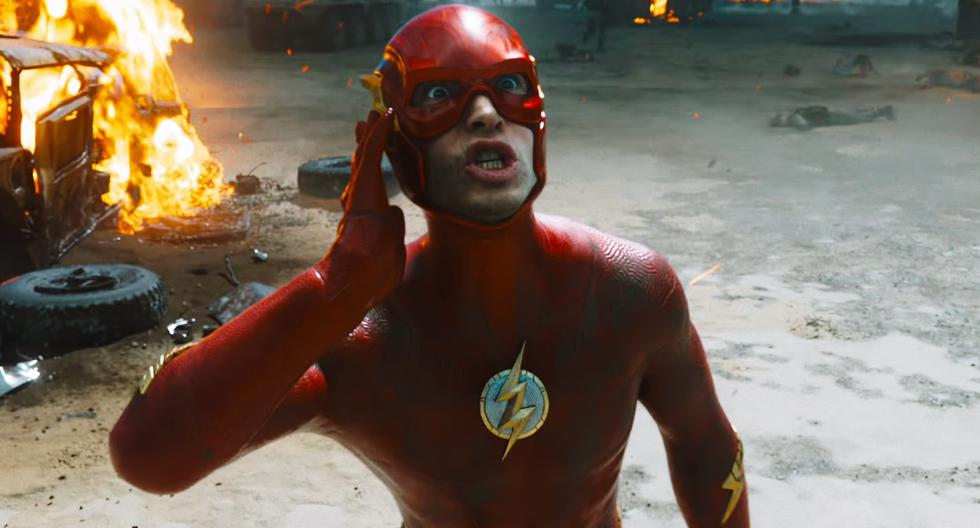 Ezra Miller en una escena de "The Flash", en cines desde el 15 de junio.