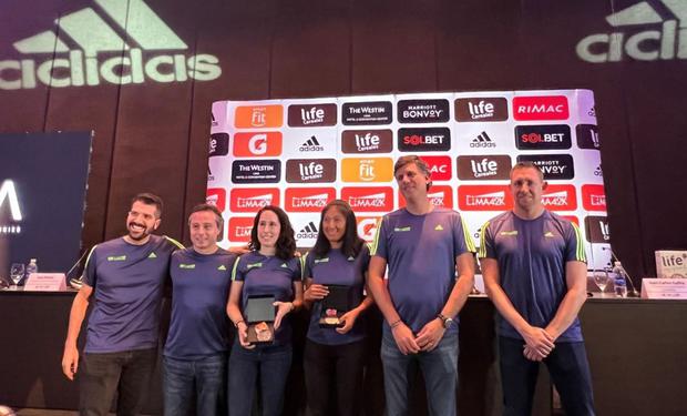 Adidas presentó el polo y medalla oficial de la maratón Life Lima 42K. FOTO: adidas Perú.
