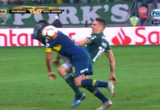 Boca Juniors vs. Palmeiras: mira la terrible patada que recibió Pablo Pérez en la cabeza | VIDEO