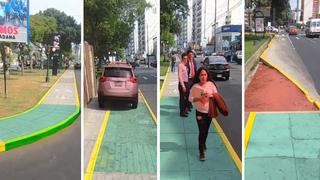 Magdalena: todos los obstáculos de la nueva ciclovía en Javier Prado | VIDEO