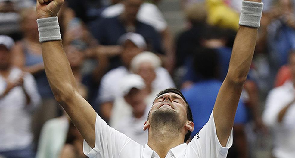 Novak Djokovic no dio paso a la sorpresa y venció a Gael Monfils para clasificar a la final del US Open (Foto: EFE)