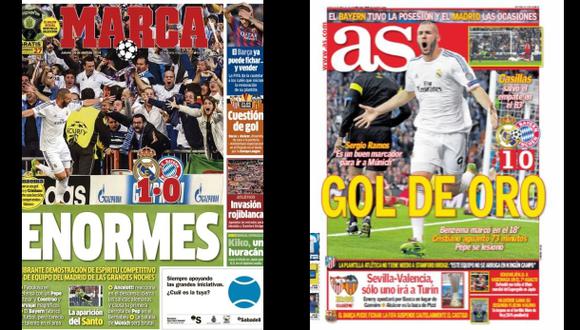Prensa española alaba a un "enorme" Real Madrid en Champions