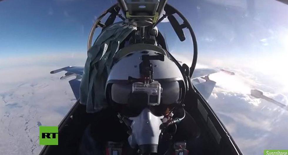 Las prácticas de combate aéreo constituyen una especie de examen para los jóvenes pilotos en Rusia. (Foto: captura YouTube)