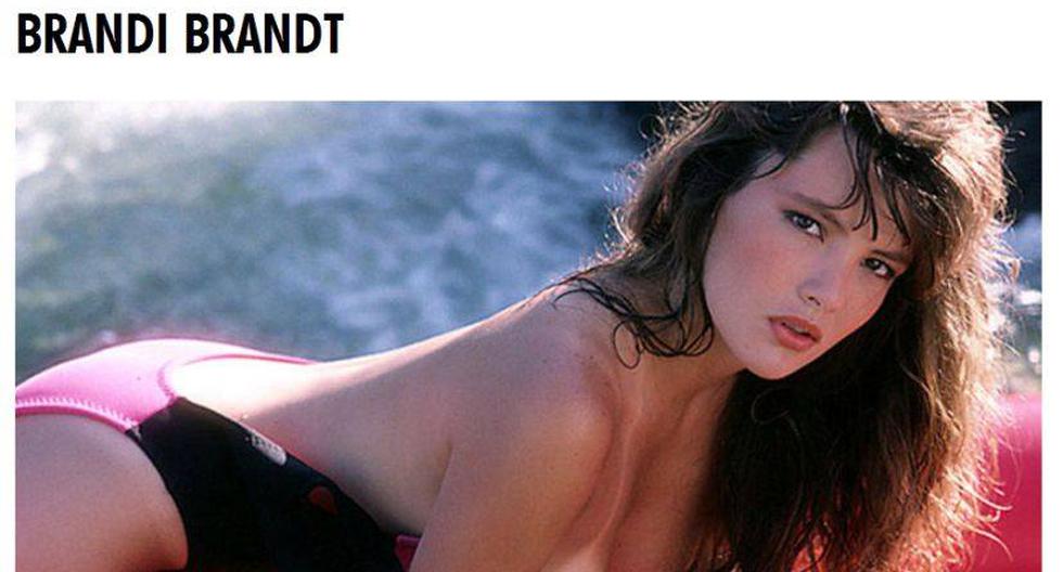 Brandt apareció en Playboy en octubre de 1987. (Captura: playboy.com)