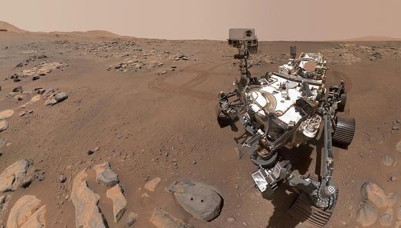 Así es el rover Perseverance Mars de la NASA.