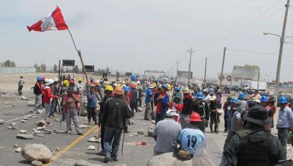 PCM: mineros de Arequipa no bloquearán la Panamericana Sur