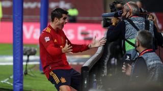 España vs. Alemania: Álvaro Morata adelantó de cabeza a ‘La Roja’ en Sevilla | VIDEO 