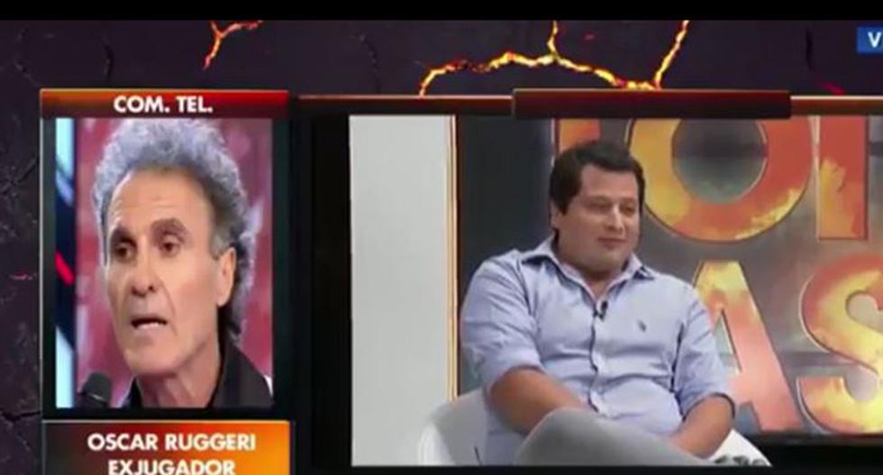 El histórico Óscar Ruggeri cayó en la provocación de periodista chileno. (Foto: captura)