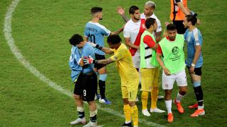 Perú vs. Uruguay: caballerosidad y tristeza de los charrúas tras el partido por Copa América [FOTOS]