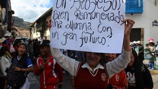 Cusco: más de 300 mil escolares afectados por huelga de docentes que lleva 19 días