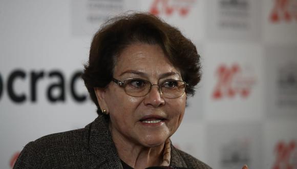 Gladys Echaíz pide que jueces y fiscales actúen contra terroristas sin exceso de formalismos. (Fotos: jorge.cerdan/@photo.gec)