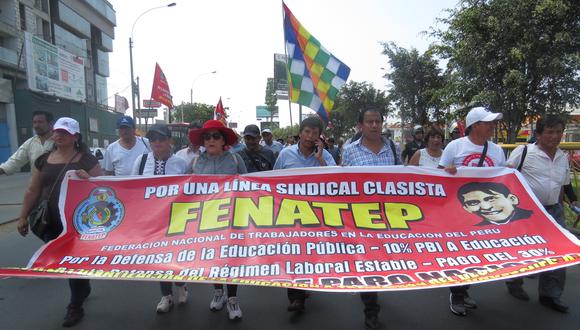 El Fenate Perú fue el sindicato fundado por Pedro Castillo que formalizó su inscripción a dos días de su gobierno. (Foto: GEC)