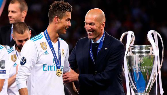 Cristiano Ronaldo y Zinedine Zidane se podrían volver a juntar | Foto: Difusión.