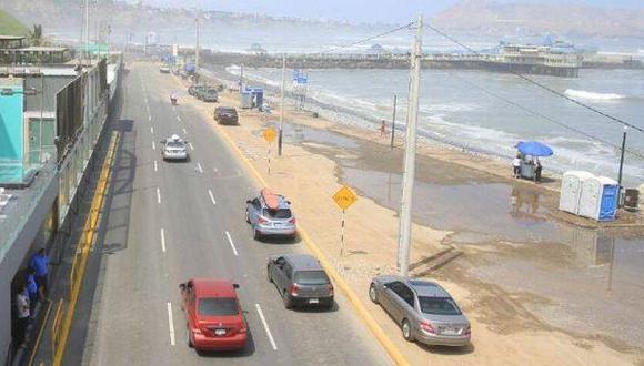Costa Verde: se restablece el tránsito tras despejar la vía