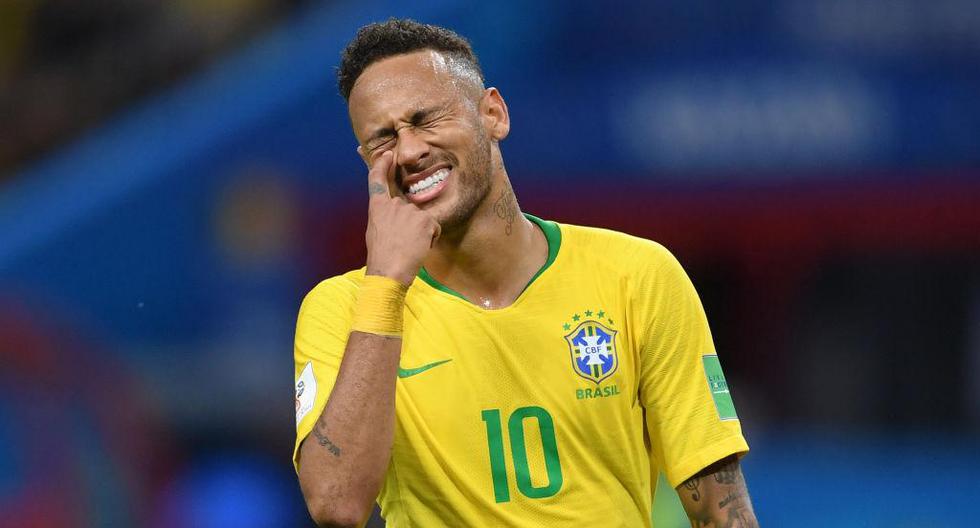 Neymar terminó entre lágrimas tras ser eliminado del Mundial a manos de Bélgica. | Foto: Getty Images