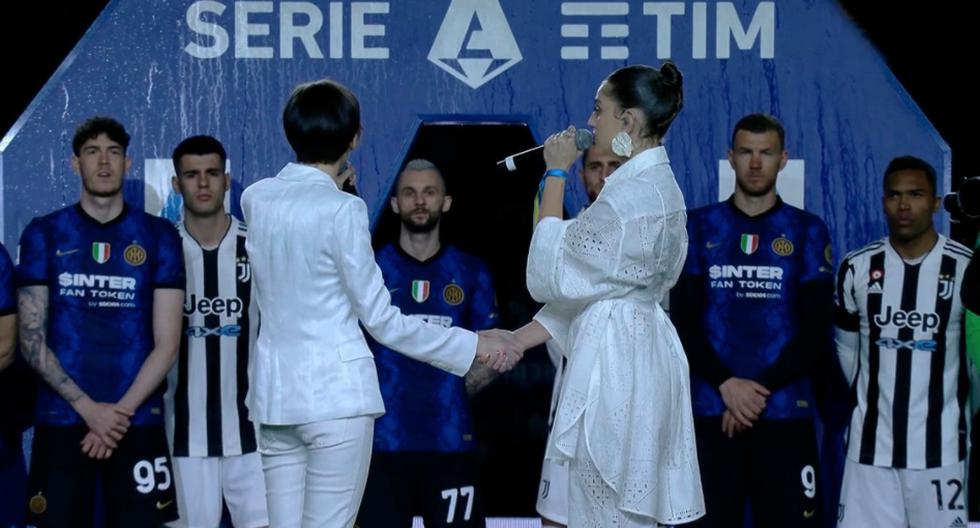 A message for peace: the Ukrainian Kateryna Pavlenko sang ‘Imagine’ at Juventus vs.  Inter |  VIDEO