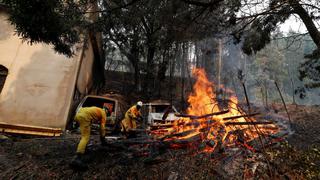 Una multitud de bomberos es movilizada por incendio en el sur de Portugal [FOTOS]