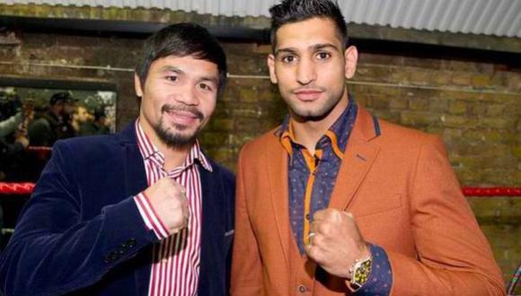 Amir Khan confirmó pelea contra Manny Pacquiao para noviembre en Arabia Saudita. (Foto: AFP)