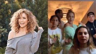 Jennifer Lopez sorprende con singular fiesta familiar en el sótano de un club