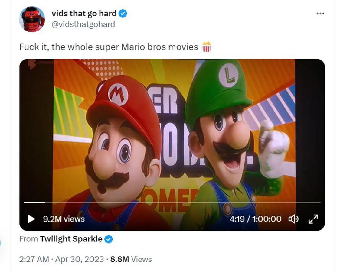 Super Mario Bros: la película”: subieron la cinta completa a Twitter y esto  ocurrió | SALTAR-INTRO | EL COMERCIO PERÚ
