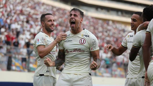 Germán Denis; el joven goleador de Universitario que solo tiene 37 años. FOTO: Universitario.