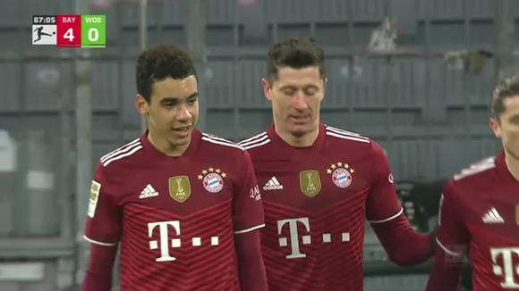 Robert Lewandowski anotó gol con Bayern Munich en Bundesliga. (Video: ESPN)