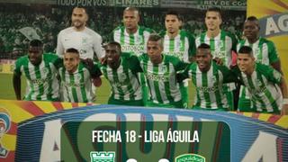 Atlético Nacional igualó sin goles frente a La Equidad por la Liga Águila