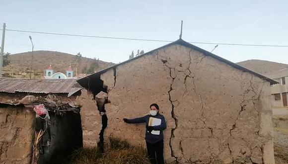 Todas las réplicas del sismo de magnitud 5.4 en Moquegua, se registraron al oeste de Omate, en la provincia de General Sanchez Cerro. (Foto: @lunaxyz5)