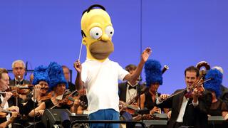 Los Simpson presentaron show en Hollywood