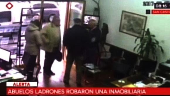 Abuelos ladrones en Buenos Aires, Argentina. (Captura de TV)