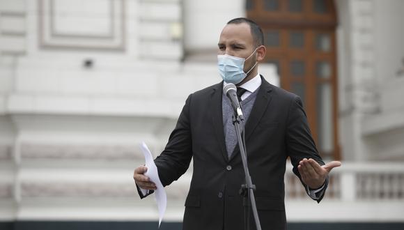 Muñante criticó el discurso con el que la premier Vásquez pidió el voto de confianza al pleno. Foto: archivo GEC