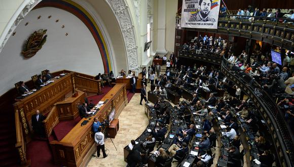 Parlamento  de Venezuela pedirá a varios países congelar las cuentas del Gobierno. Foto: AFP